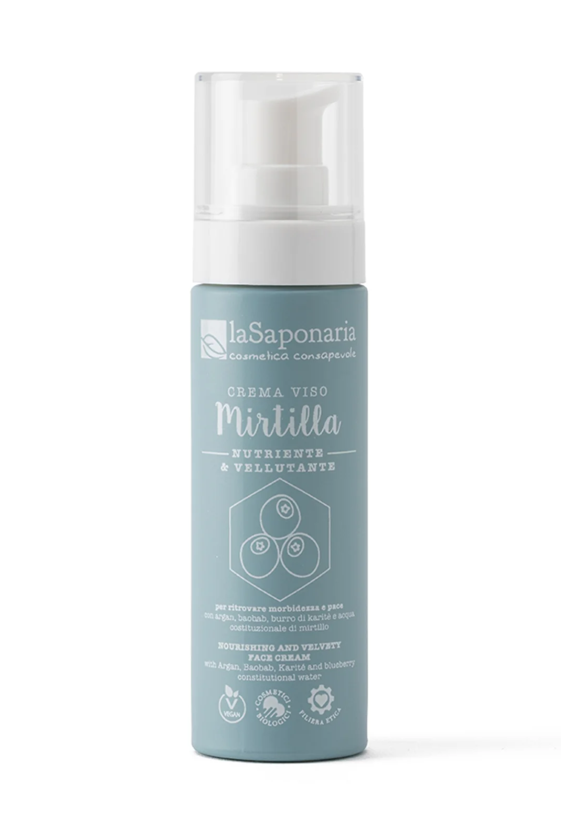 Crema viso nutriente mirtilla
