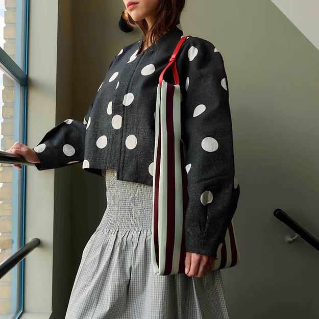 Market bag light blue